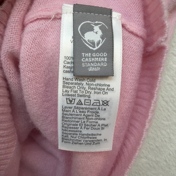 J Crew Cashmere Sweater Vest Pink 3X Sleeveless Pullover - Picture 5 of 9